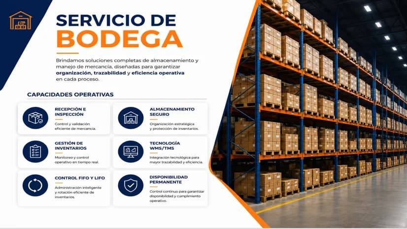 Servicio de bodega